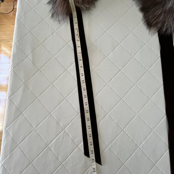 Fox Fur Collar - Brown, Black and White Colour - Authentic - Picture 17 of 17